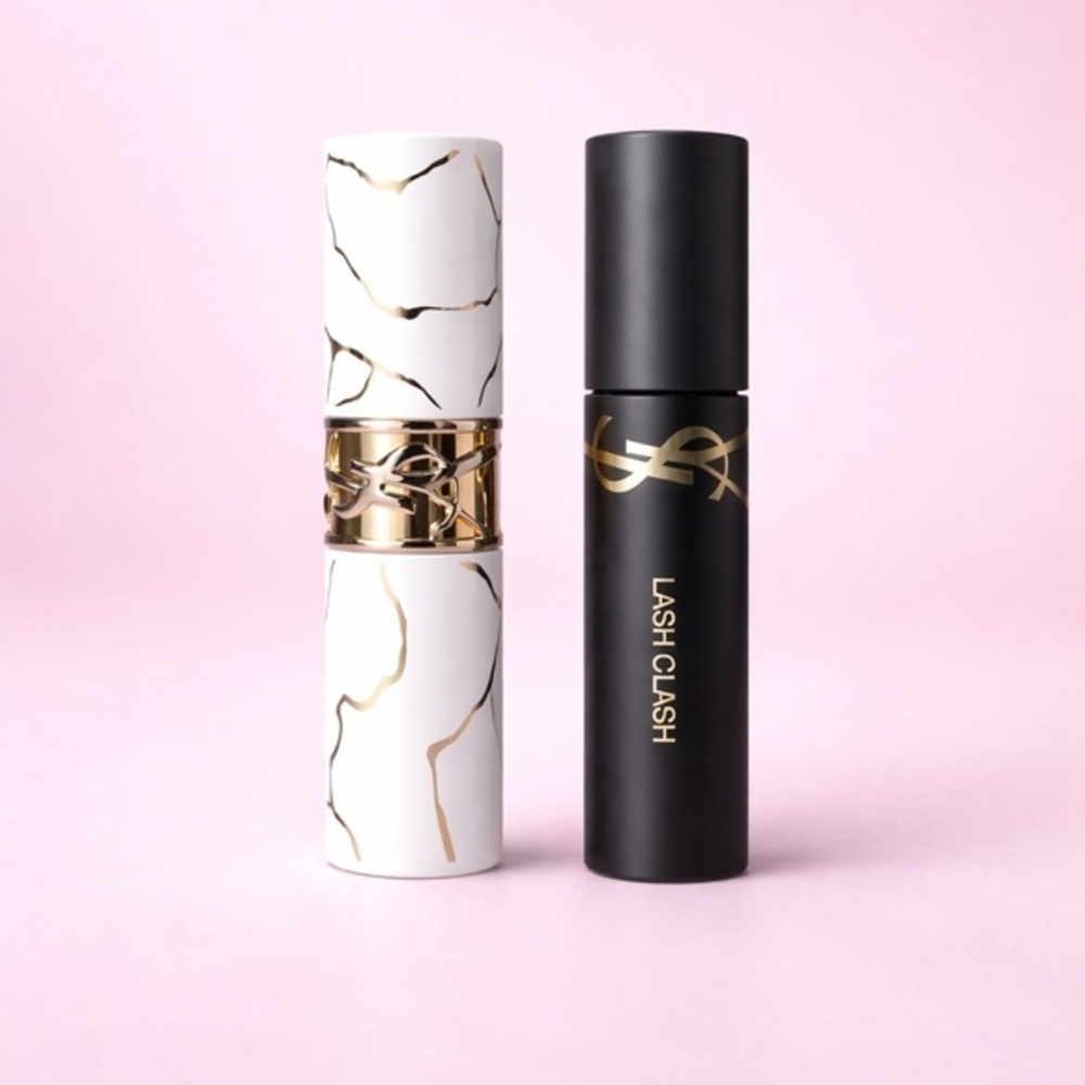 YSL Lash Clash Mascara 2mL + Candy Glaze Collector Balm Duo ✨ NIB Luxe Set 🎀
